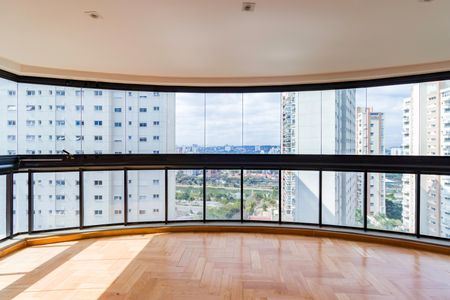 Varanda da Sala de apartamento à venda com 3 quartos, 206m² em Vila Andrade, São Paulo