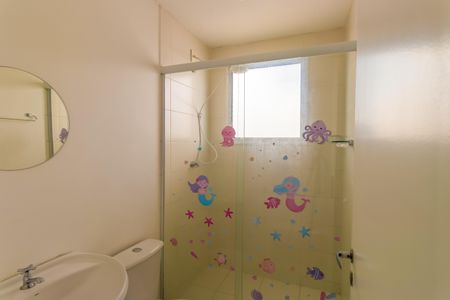 Casa de condomínio para alugar com 84m², 3 quartos e 2 vagasBanheiro Social