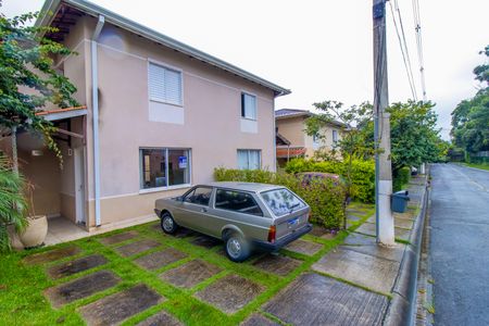 Casa de condomínio para alugar com 84m², 3 quartos e 2 vagasFachada e plaquinha