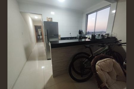 Sala de apartamento à venda com 2 quartos, 57m² em Linda Vista, Contagem