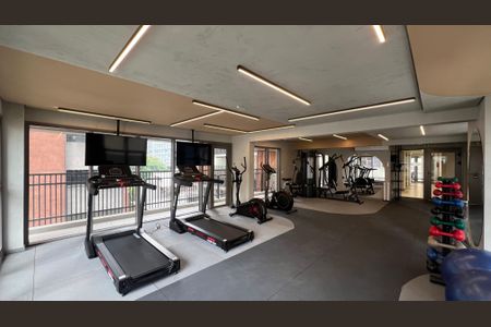 Studio à venda com 33m², 1 quarto e sem vaga Studio à venda com 33m², 1 quarto e sem vagaAcademia