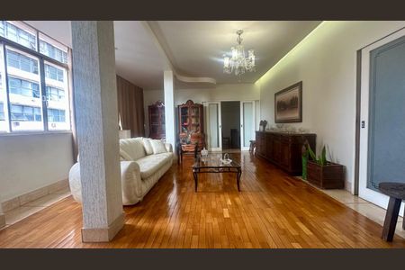 Sala  de apartamento à venda com 5 quartos, 350m² em Centro, Belo Horizonte