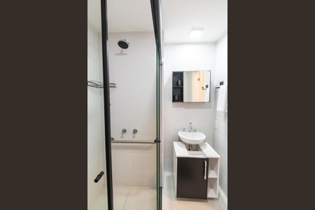 Studio para alugar com 24m², 1 quarto e sem vaga Studio para alugar com 24m², 1 quarto e sem vagaBanheiro