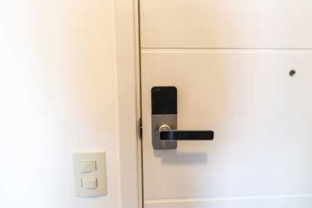 Studio para alugar com 24m², 1 quarto e sem vaga Studio para alugar com 24m², 1 quarto e sem vagaFechadura eletrônica