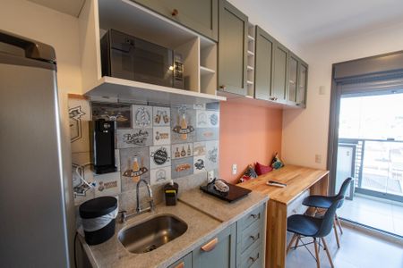 Studio para alugar com 24m², 1 quarto e sem vaga Studio para alugar com 24m², 1 quarto e sem vagaCozinha