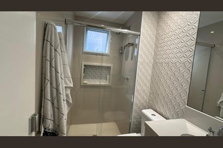 Apartamento para alugar com 62m², 2 quartos e 1 vaga Apartamento para alugar com 62m², 2 quartos e 1 vagaBanheiro da Suíte
