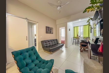 Sala de apartamento à venda com 2 quartos, 63m² em Botafogo, Rio de Janeiro