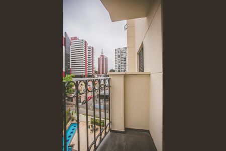 Varanda da Sala de apartamento para alugar com 1 quarto, 33m² em Vila Monte Alegre, São Paulo