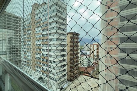 Vista da Sala de apartamento para alugar com 2 quartos, 90m² em Vila Caiçara, Praia Grande