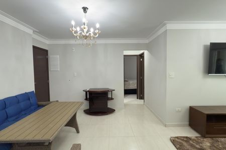 Sala de apartamento para alugar com 2 quartos, 90m² em Vila Caiçara, Praia Grande