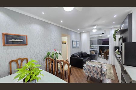 Sala de apartamento para alugar com 2 quartos, 69m² em José Menino, Santos