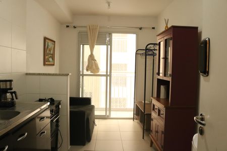 Sala/Cozinha de apartamento à venda com 1 quarto, 40m² em Bom Retiro, São Paulo