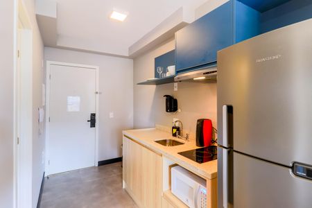 Studio para alugar com 26m², 1 quarto e sem vaga Studio para alugar com 26m², 1 quarto e sem vagaCozinha