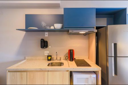 Studio para alugar com 26m², 1 quarto e sem vaga Studio para alugar com 26m², 1 quarto e sem vagaCozinha