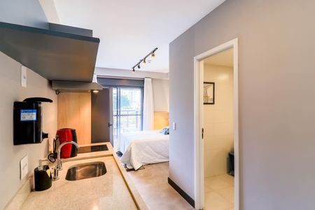 Studio para alugar com 26m², 1 quarto e sem vaga Studio para alugar com 26m², 1 quarto e sem vagaCozinha