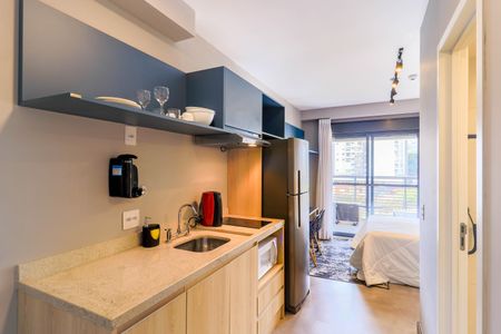 Studio para alugar com 26m², 1 quarto e sem vaga Studio para alugar com 26m², 1 quarto e sem vagaCozinha