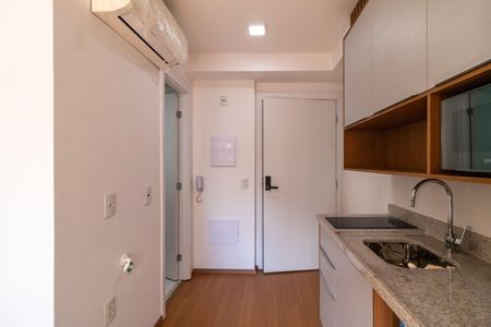 Cozinha de kitnet/studio para alugar com 1 quarto, 22m² em Perdizes, São Paulo