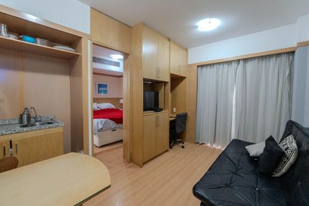 Sala de apartamento à venda com 1 quarto, 28m² em Consolação, São Paulo