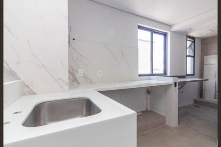 Sala/Cozinha de apartamento à venda com 2 quartos, 66m² em Cidade Nova, Belo Horizonte