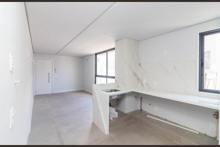 Sala/Cozinha de apartamento à venda com 2 quartos, 66m² em Cidade Nova, Belo Horizonte