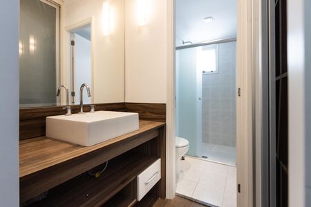 Apartamento à venda com 54m², 1 quarto e 1 vagaBanheiro