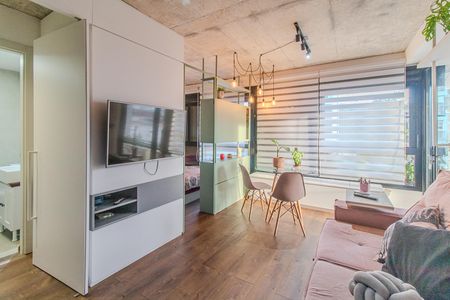 Sala de apartamento à venda com 1 quarto, 47m² em Menino Deus, Porto Alegre