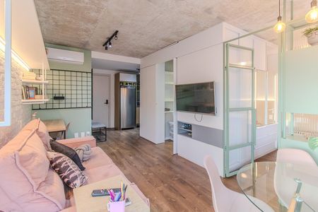 Sala de apartamento à venda com 1 quarto, 47m² em Menino Deus, Porto Alegre