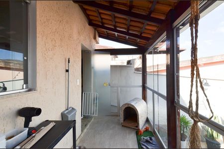 Varanda da Sala de casa para alugar com 3 quartos, 120m² em Santa Tereza, Belo Horizonte