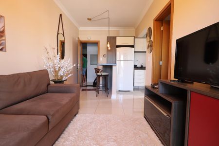 Sala de apartamento para alugar com 1 quarto, 49m² em Jardim Palma Travassos, Ribeirão Preto