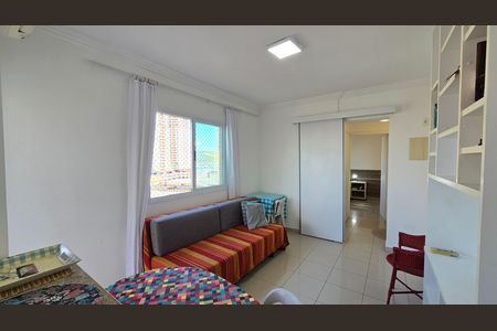 Sala de apartamento para alugar com 1 quarto, 49m² em Ponta da Praia, Santos