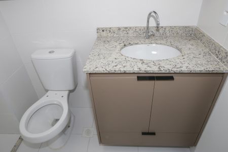 Banheiro da Suíte de apartamento à venda com 1 quarto, 24m² em Pompeia, São Paulo