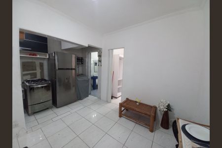 Sala de apartamento para alugar com 1 quarto, 35m² em Centro, São Vicente