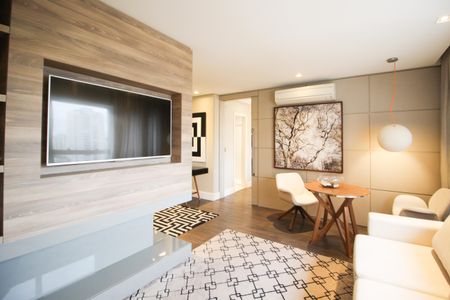 Sala de apartamento à venda com 1 quarto, 72m² em Vila Olímpia, São Paulo