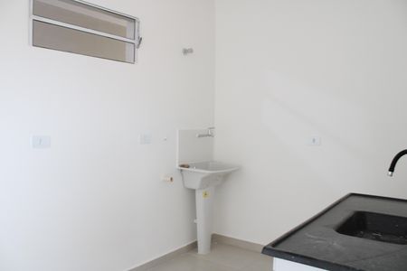 Cozinha e Área de Serviço de kitnet/studio para alugar com 1 quarto, 25m² em Vila Regente Feijó, São Paulo