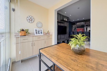 Varanda da Sala de apartamento à venda com 3 quartos, 64m² em Cambuci, São Paulo