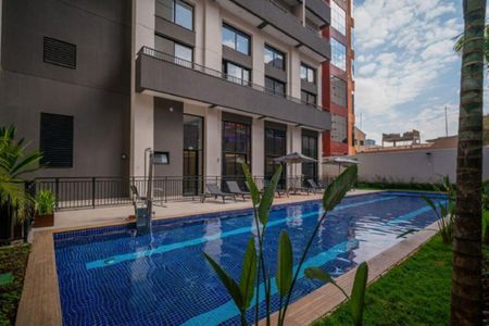 Área comum - Piscina de kitnet/studio para alugar com 1 quarto, 25m² em Pinheiros, São Paulo