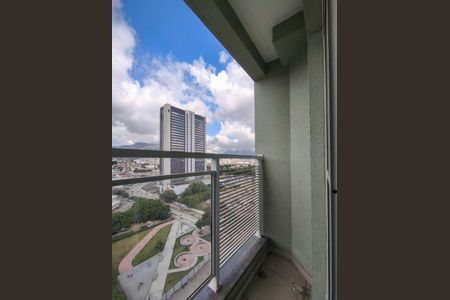 Varanda da Sala de apartamento à venda com 1 quarto, 36m² em Santo Cristo, Rio de Janeiro