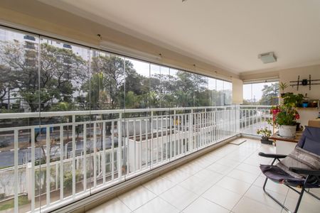 Varanda da Sala de apartamento à venda com 3 quartos, 128m² em Vila Augusta, Guarulhos