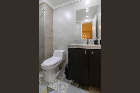 Apartamento para alugar com 68m², 2 quartos e 1 vaga Apartamento para alugar com 68m², 2 quartos e 1 vagaBanheiro da Suíte