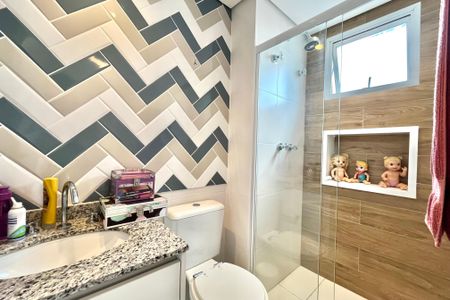 Apartamento à venda com 122m², 3 quartos e 2 vagasBanheiro da Suíte 2