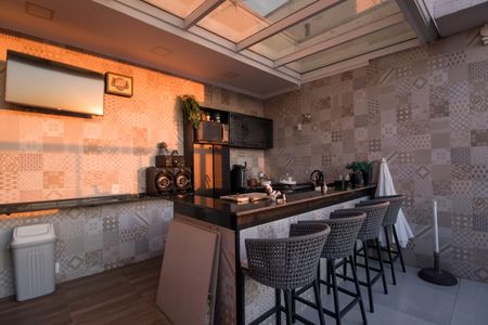 Apartamento à venda com 145m², 3 quartos e 2 vagas Apartamento à venda com 145m², 3 quartos e 2 vagasÁrea gourmet do apartamento