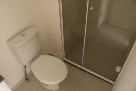 Banheiro da Suíte de apartamento para alugar com 1 quarto, 26m² em Barra Funda, São Paulo