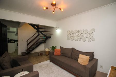 Sala 1 de casa de condomínio à venda com 3 quartos, 142m² em Medianeira, Porto Alegre