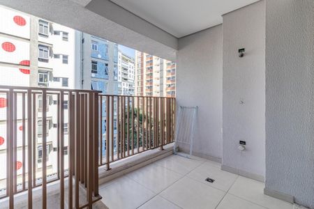 Studio à venda com 27m², 1 quarto e sem vagaVaranda