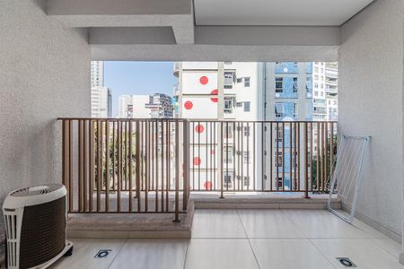 Studio à venda com 27m², 1 quarto e sem vagaVaranda