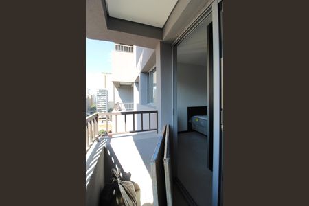Varanda de kitnet/studio para alugar com 1 quarto, 24m² em Vila Olímpia, São Paulo