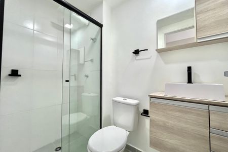Studio à venda com 26m², 1 quarto e sem vaga Studio à venda com 26m², 1 quarto e sem vagaBanheiro