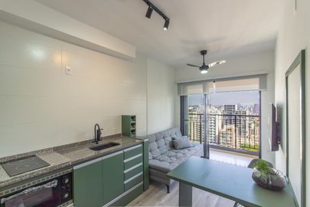 Sala de apartamento à venda com 1 quarto, 29m² em Pinheiros, São Paulo