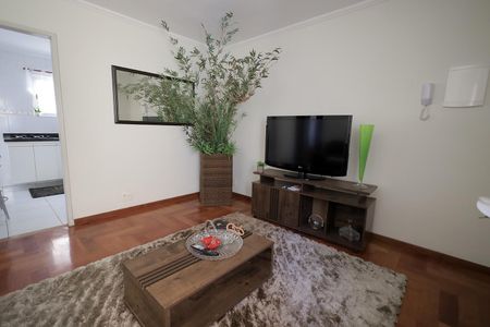 Sala de apartamento à venda com 2 quartos, 54m² em Campestre, Santo André