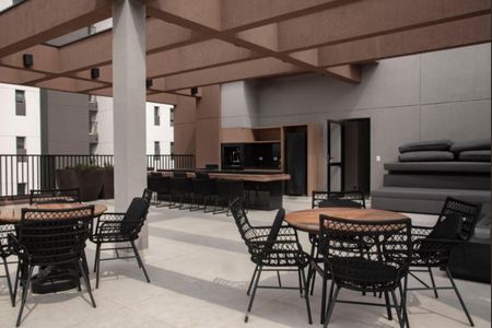 Studio para alugar com 21m², 1 quarto e sem vagaÁrea comum - Churrasqueira